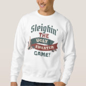 SLEIGHIN 'THE UGLY SWEATER GAME KERSTTRUI (Voorkant)