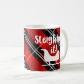 Sleighing It Kerstmis Koffiemok (Voorkant rechts)