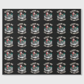 Sleighs zijn voor amateurs kerst motorfiets cadeaupapier (Vlak)