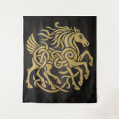 Sleipnir – Het achtpotige paard van de Noordse myt Wandkleed (Voorkant)