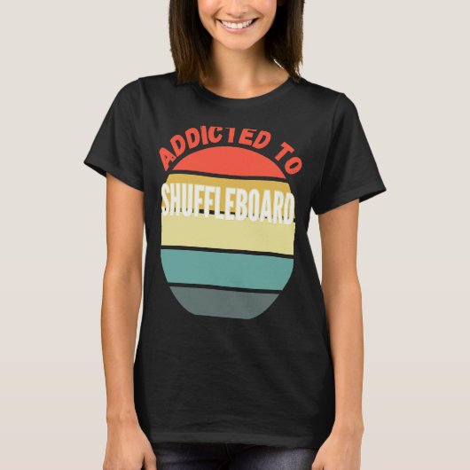 Slembord bestemd voor Shuffleboard T-shirt (Voorkant)