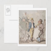 Slender Billy, Reizigers die zich verfrissen (m/c Briefkaart (Voorkant / Achterkant)