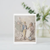 Slender Billy, Reizigers die zich verfrissen (m/c Briefkaart (Staand voorkant)