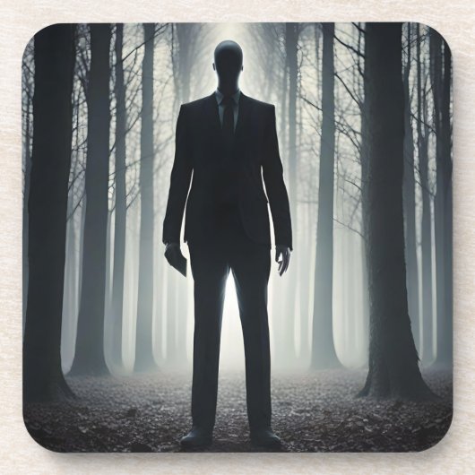 SLENDER MAN LEGEND DARK BIER ONDERZETTER (Voorkant)