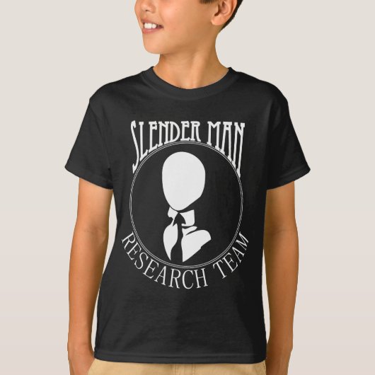 Slender Man Research Team T-shirt (Voorkant)