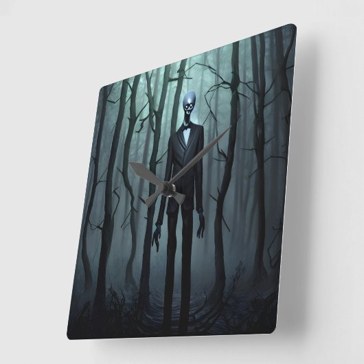 Slender Man wall klok (Hoek)