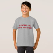 Slender shirt voor kinderen Roblox spel. (Voorkant volledig)