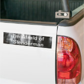 Slenderman Forest Bumpersticker (Op Truck)