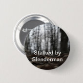 Slenderman Forest Ronde Button 5,7 Cm (Voorkant /achterkant)