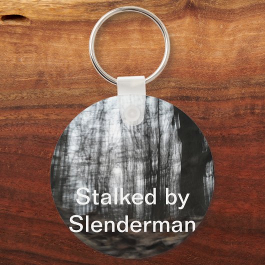 Slenderman Forest Sleutelhanger (Voorkant)