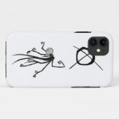 slenderman iphone 5 hoesje (Achterkant (horizontaal))