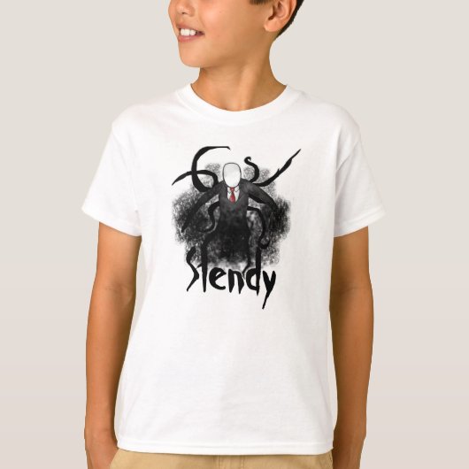 Slenderman Kinder T-Shirt (Voorkant)