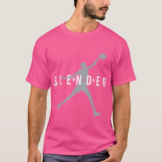 Slenderman San Antonio Basketbal T-shirt (Voorkant)