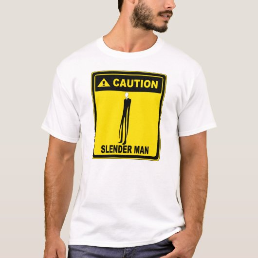 Slenderman Signboard T-shirt (Voorkant)