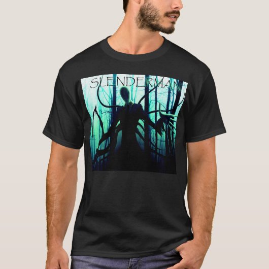 Slenderman Slender man Creepy pasta T-shirt (Voorkant)