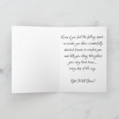 "Slenteren langs sinds 1977" Get Well Kaart (Binnen)