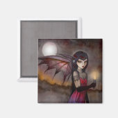 Slenterende Victoria Vampire Magnet (Voorkant / Achterkant)
