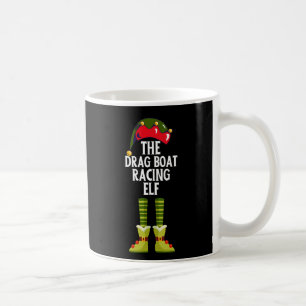 Slepen Boot Racing Elf Grappige Kerstmis Koffiemok