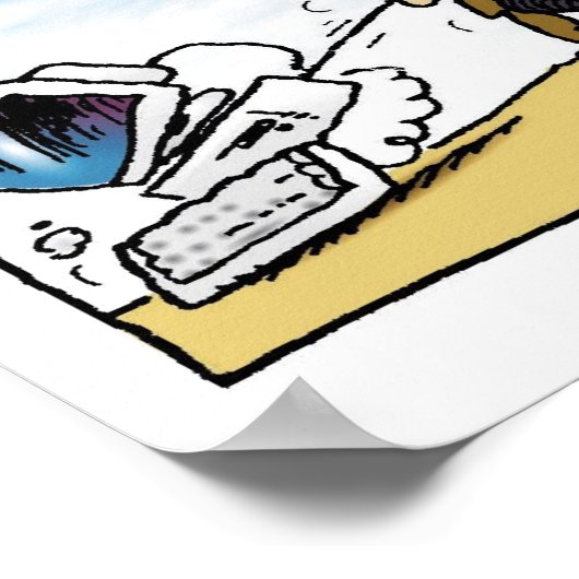 Slepen en neerzetten poster (Hoek)