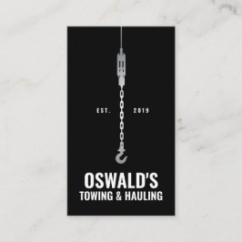 Slepen en slepen visitekaartje