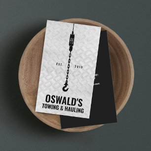 Slepen en slepen visitekaartje