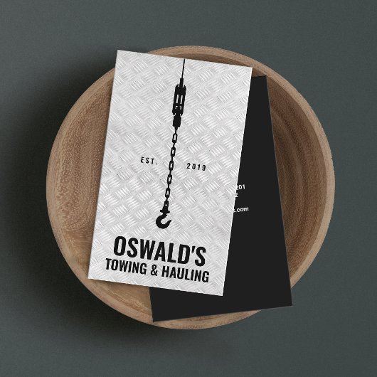 Slepen en slepen visitekaartje