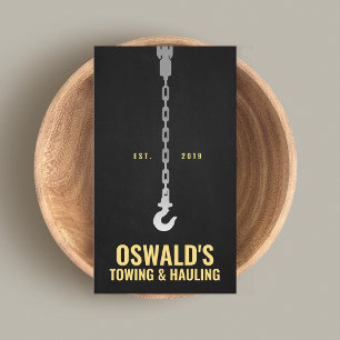 Slepen en slepen visitekaartje