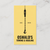 Slepen en slepen visitekaartje (Voorkant)