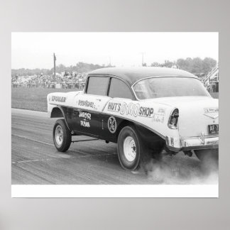 slepen - Hut's Dyno '56 Chevy Gasser Poster