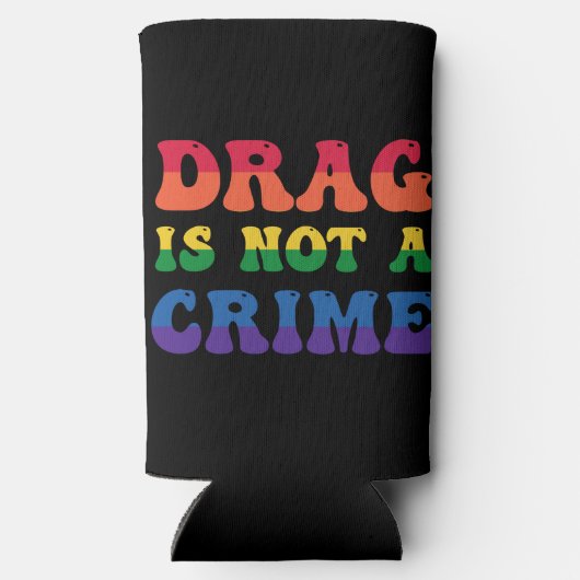 Slepen is geen misdaad seltzer blikjeskoeler (Achterkant)