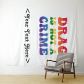 Slepen is geen misdaadpapier wandkleed (In Situ (horizontaal))