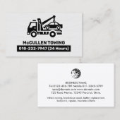 Slepen Takelwagen Auto Assist Visitekaartje (Voorkant / Achterkant)