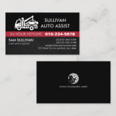 Slepen Takelwagen Auto Assist Visitekaartje (Voorkant / Achterkant)