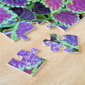 Slepende Bourgondië Coleus Legpuzzel (Zijkant)