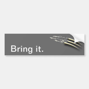 Slepende wetten bumpersticker
