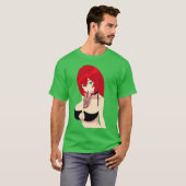 Slet anime meisje grappig t-shirt (Voorkant volledig)