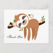 slet, leuk bedankt. uitnodiging briefkaart (Voorkant)