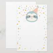 slet, schattige sloep, dierlijk voorbeeld briefpapier (Voorkant / Achterkant)