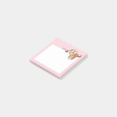 slet, schattige sloep, dierlijk voorbeeld post-it® notes (Schuin)