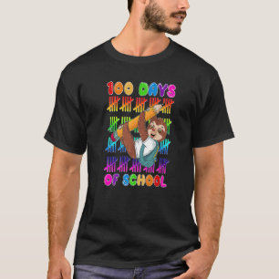 Sleuf 100 dagen school 100e dag van schooljongen G T-shirt