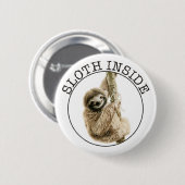 Sleuf aan de binnenkant ronde button 5,7 cm (Voorkant /achterkant)