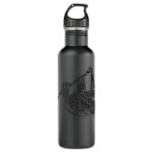 Sleuf - Afdrukken op afstand -  sleuf Waterfles (Voorkant)