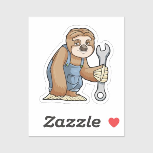 Sleuf als ambachtsman met frank sticker (Vel)