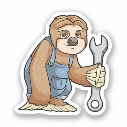 Sleuf als ambachtsman met frank sticker (Voorkant)