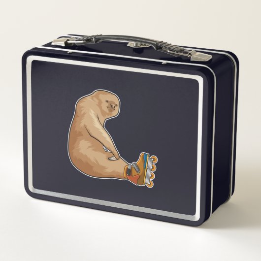 Sleuf als gealigneerd skater met gealigneerde scha (Achterkant)