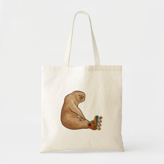 Sleuf als gealigneerd skater met gealigneerde scha tote bag (Voorkant)