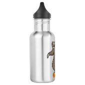 Sleuf als Skater met skateboard Waterfles (Links)