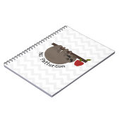 Sleuf Apple Tree Chevron Teacher-laptop Notitieboek (Linkerzijde)