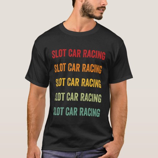 Sleuf-auto met racesleuf racistische hobbyistische t-shirt (Voorkant)