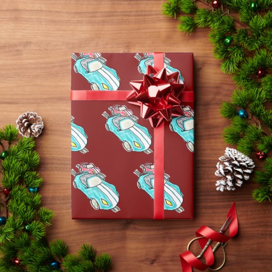 Sleuf Autoracen Cadeaupapier (Feestdagen Geschenken)